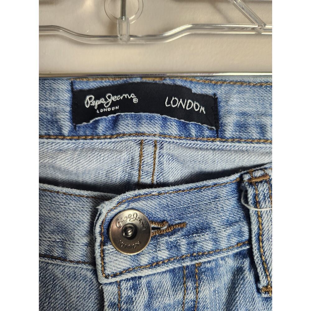 Pepe Men's Jeans London sz 34×34* see measurement pics straight light wash - Picture 3 of 11